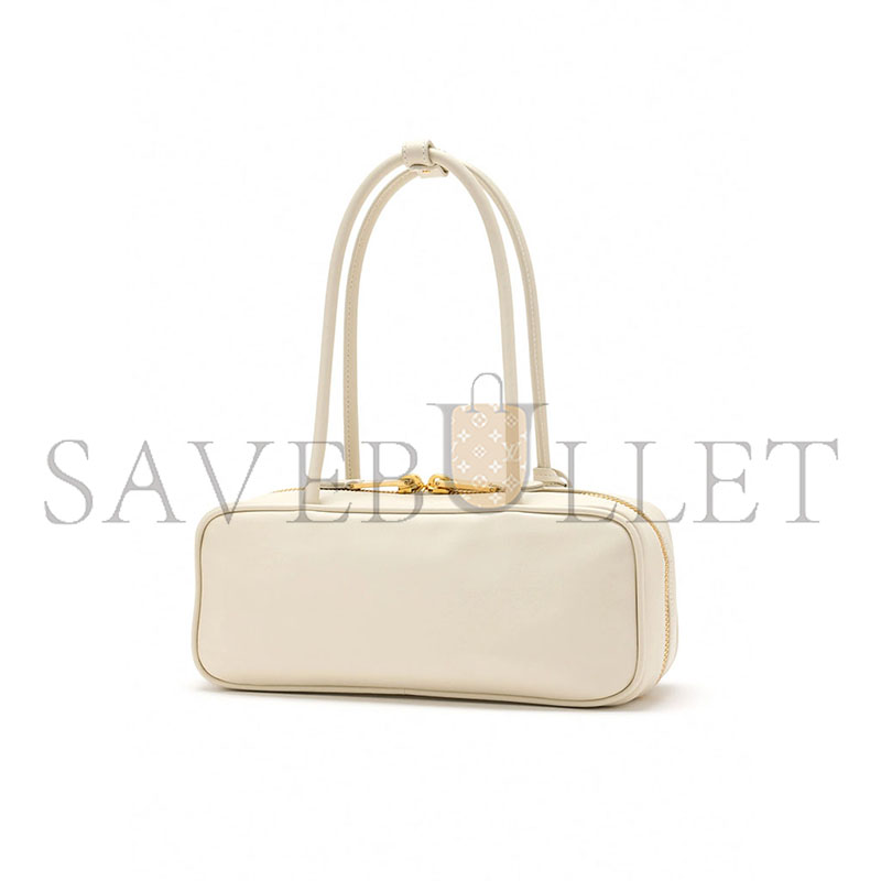 MIU MIU BEAU LEATHER BAG IN BLACK 5BB173 (28*12*8cm)